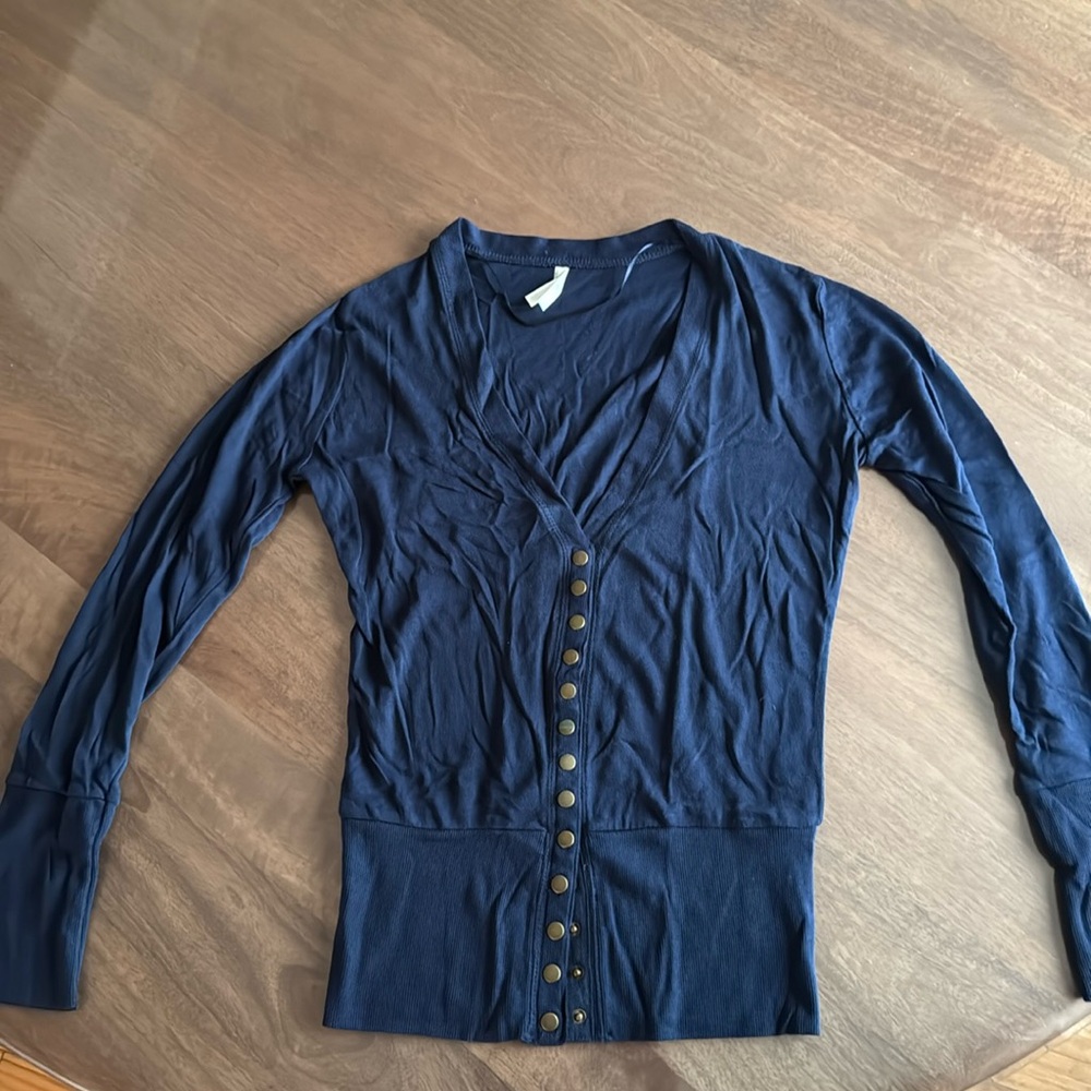 Navy blue cardigan